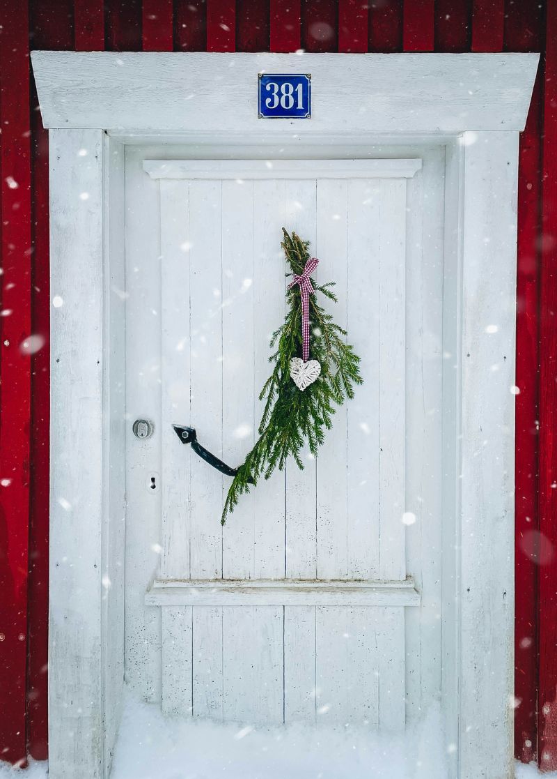 Swedish door Christmas Eve
