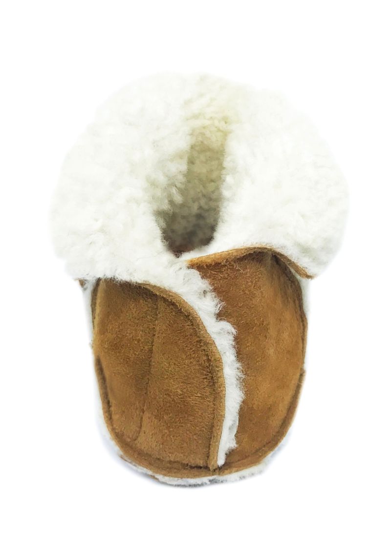 Minimoca Sweden Puff Baby and Toddler Moccasin in Taba