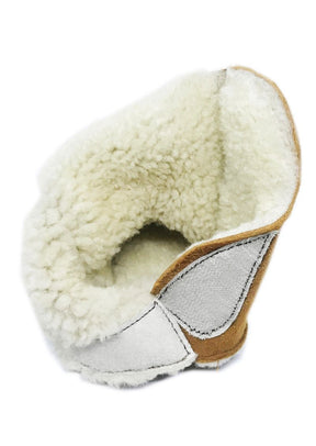 Minimoca Sweden Puff Baby and Toddler Moccasin in Taba