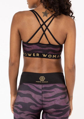 Power Woman Edge Sport Top Zebra Collection