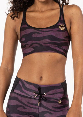 Power Woman Edge Sport Top Zebra Collection