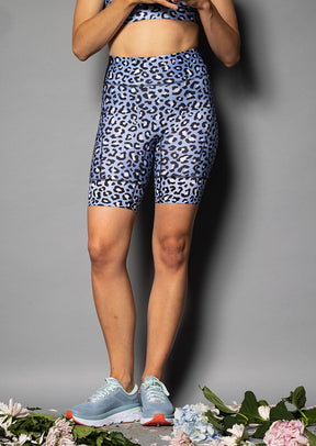 Light Blue Leo Running Shorts from Power Woman