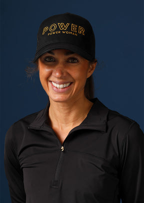 Power Woman | Trucker Cap | Power | Black/Gold