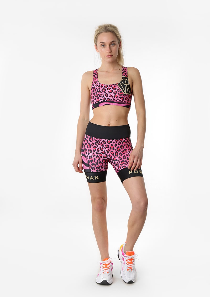 Run Hot Shorts Strawberry Swirl by Power Woman