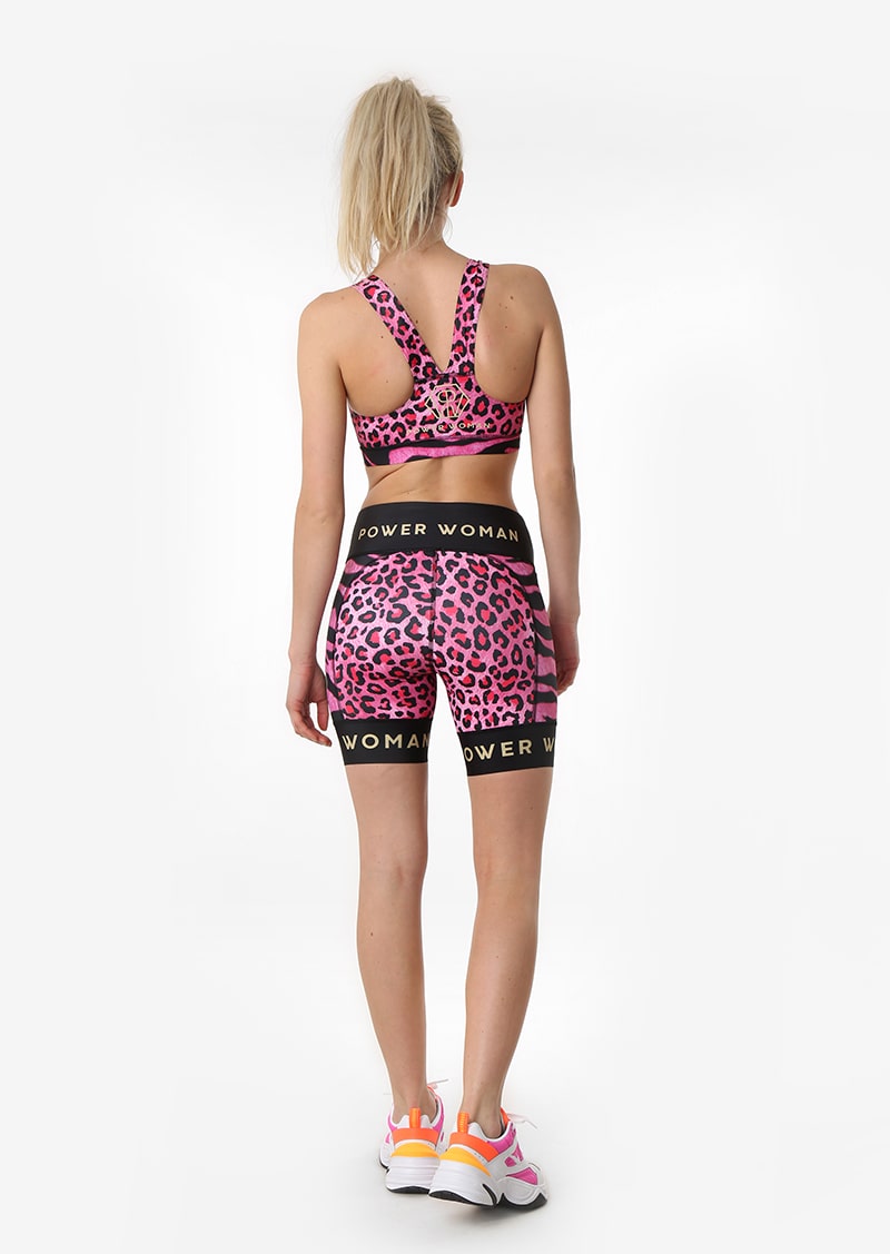 Run Hot Shorts Strawberry Swirl by Power Woman