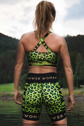 Run Hot Shorts Kiwi Beach by Power Woman