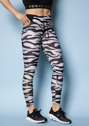 Power Woman | Edge Sport Leggings | Zebra Collection