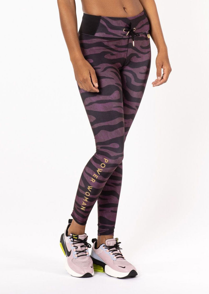 Power Woman | Edge Sport Leggings | Zebra Collection