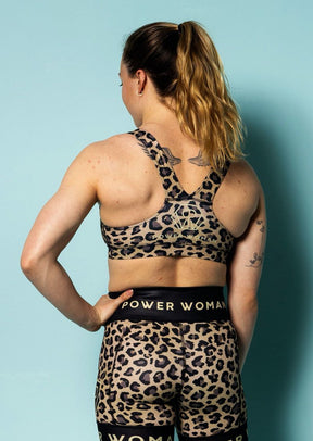 The Running Top in Gold Leo from Run Hot Top Collection by Power Woman is a high quality sport top specially designed for running, triathlon and swim run but also for swimming and other water sports.