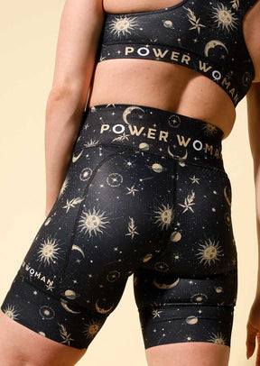 Run Hot Shorts Sun & Moon by Power Woman